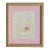 1983 Signed Avant-Garde Watercolor Pencil Nude Drawing Framed For Sale