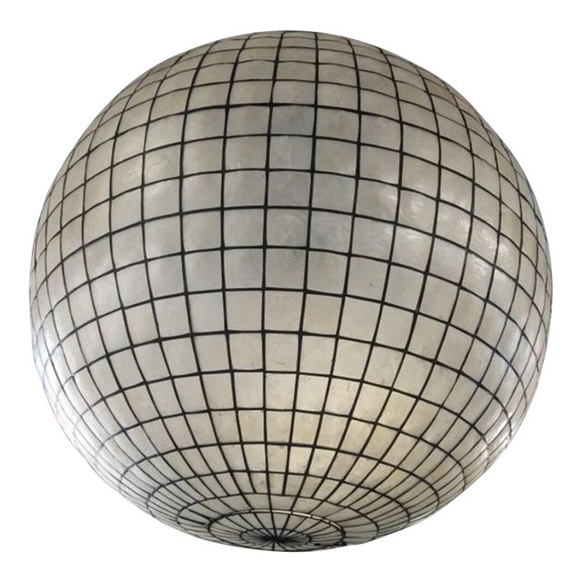 Capiz Chandelier by Restoration Hardware Chairish