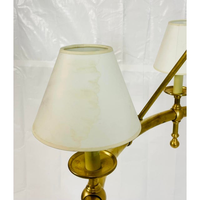 Oil Rubbed Solid Brass Chandelier by Chapman & Mayers for Visual Comfort For Sale - Image 14 of 17