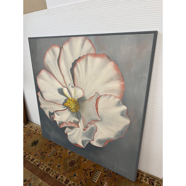 Design Plus Gallery presents a Blooming Flower Original Painting by Jacqueline Wakelee (1925–2008). The artist has...