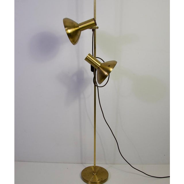 Adjustable Brass Floor Lamp, Germany, 1970s For Sale - Image 11 of 18