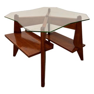 Vintage Asymmetric Coffee Table, 1950s For Sale