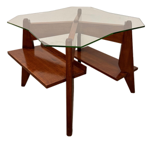Vintage Asymmetric Coffee Table, 1950s