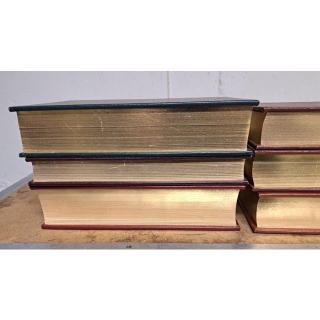Easton Press Library of the Presidents Set of 9 Leather Books For Sale - Image 9 of 17