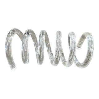 Dorothy Thorpe Lucite Spiral Letter Organizer For Sale