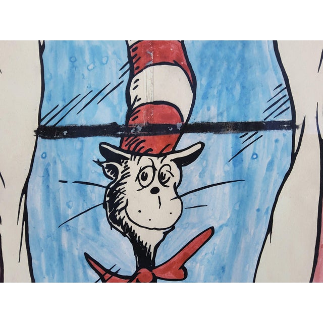 Dr Seuss Lithograph "The Cat" , 60th Anniversary" For Sale - Image 4 of 18