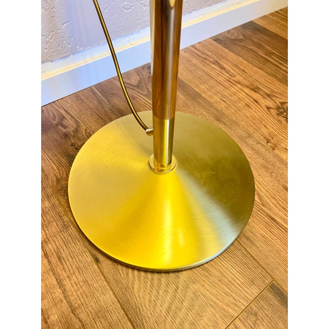 Mid-Century Modern Mid-Century Modern Brass Floor Lamp with Swivel Arm from Gebrüder Knappstein Leuchten, 1960s For Sale - Image 3 of 12