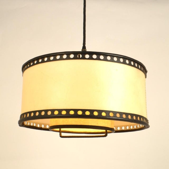 Black Counterbalance Pendant Lamp, 1960s For Sale - Image 8 of 12