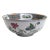 Large Japanese Wildflower Porcelain Bowl For Sale