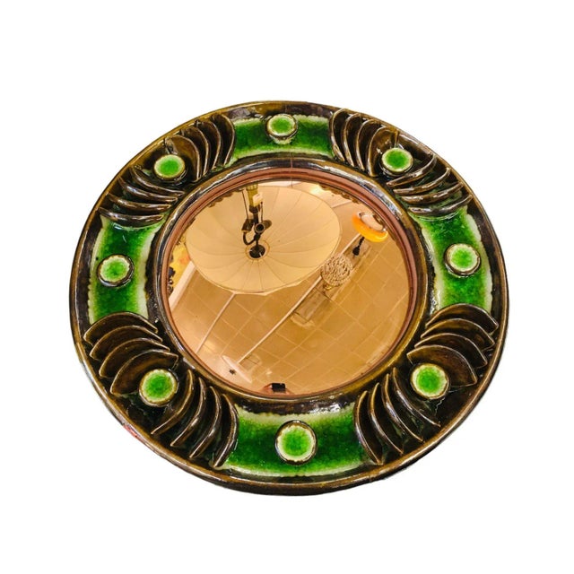 Mid-century large ceramic wall decoration by Gyula Végvári, Hungary 1970s. Gyula Végvári was the designer of the Majolica...