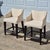 Sitting on these Lee Industries counter height stools is like sitting in an adult high chair in the very best way...