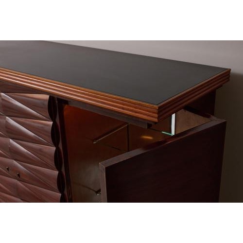 Metal Bar Cabinet by Michele Merighi for Ronconi Cantù, 1940s For Sale - Image 7 of 14