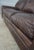 Hancock & Moore Quality Brown Leather 3 Seat Sofa For Sale - Image 9 of 12