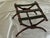 Vintage folding wooden luggage rack manufactured by Millersburg Products Co., Inc., Millersburg, Pennsylvania. Features...