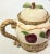 Farmhouse Mojolica Apple Teapot For Sale - Image 3 of 9