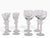 1970s Art Deco Venus Bacchante Stemware Glasses by Bayel - Set of Eight For Sale - Image 9 of 14