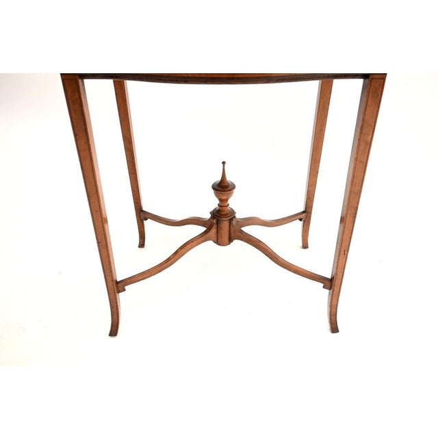 Antique George III Inlaid Satin Wood Desk, 1790 For Sale - Image 12 of 13