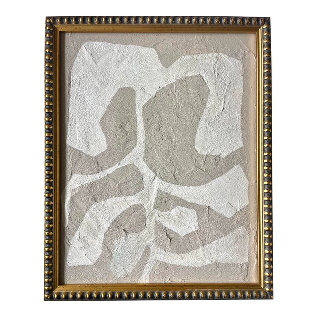 2026 "Giovanna" Contemporary Abstract Botanical Painting on Canvas by Artist r.k. Red For Sale