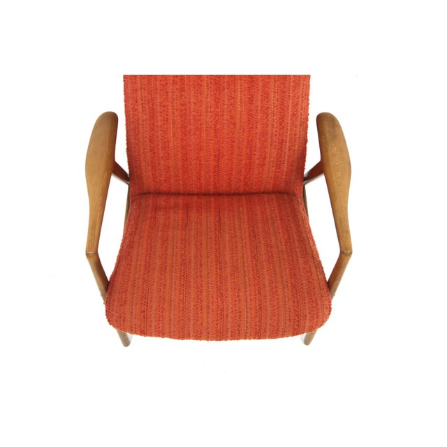 Alf Svensson Swedish Contour Lounge Chair attributed to Alf Svensson, 1950s For Sale - Image 4 of 5