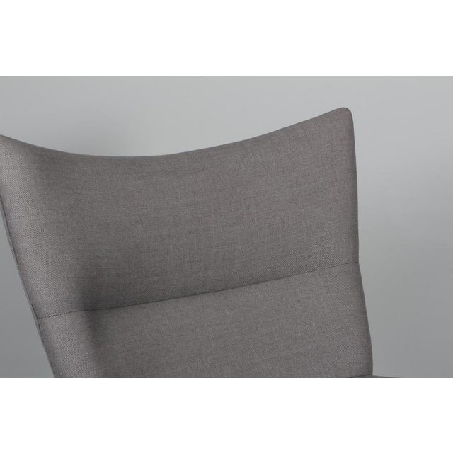 Model CH445 Wing Chair in Original Leather by Hans J. Wegner, 2010s For Sale - Image 6 of 10