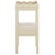 Beige Darlyn Scalloped 1 Drawer Accent Table in Sand For Sale - Image 8 of 9