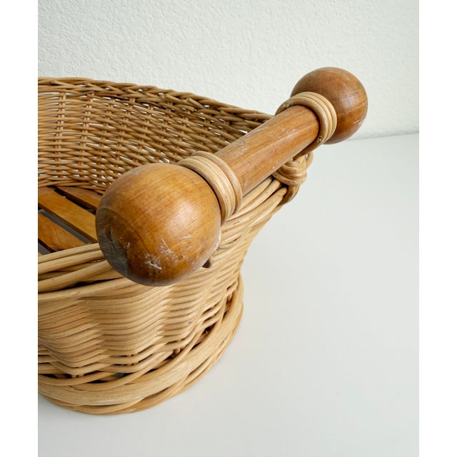 Rustic European French Boulangerie Basket, Early to Mid-20th C For Sale - Image 3 of 14