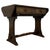 A distinctive early 20th-century English Gothic Revival side table, finely crafted from oak and distinguished by its...