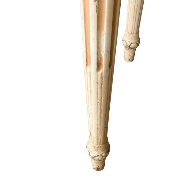 Maison Jansen Painted Marble-Top Console Tables - a Pair For Sale - Image 12 of 13