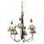 Small Midcentury Fanciful Chandelier For Sale