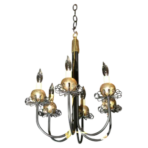 Small Midcentury Fanciful Chandelier
