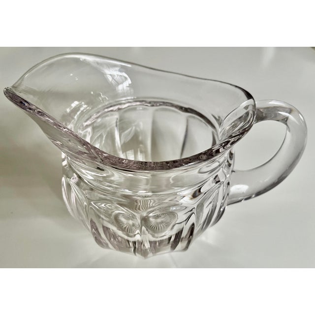 Vintage Heisey Crystal 'Colonial Panel' 9" Pitcher For Sale - Image 10 of 11