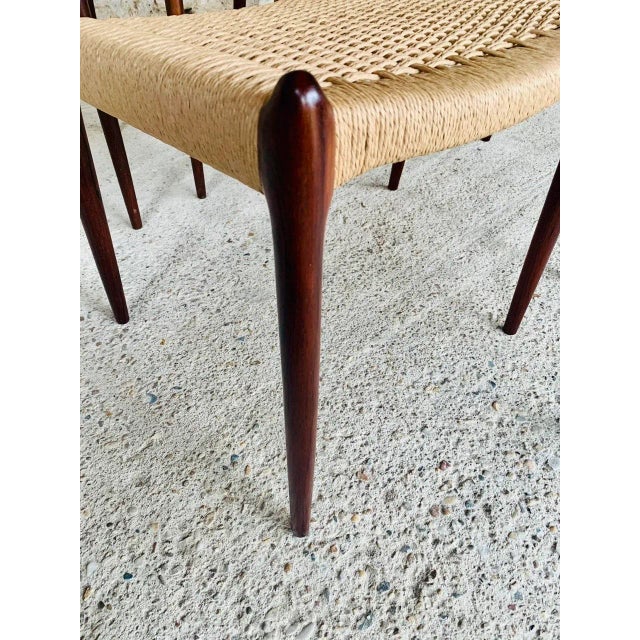 Rosewood First Edition Model 78 Dining Chairs from Niels Møller, 1960s, Set of 6 For Sale - Image 10 of 18