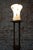Beige Mid-Century Modern Table Lamp with Marbled Glass, Czech, 1960s For Sale - Image 8 of 11