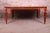 Neoclassical Baker Furniture Neoclassical Inlaid Cherry and Burl Wood Extension Dining Table For Sale - Image 3 of 13