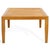 Tan Samoa Brazilian Teak Patio Coffee Table, Natural For Sale - Image 8 of 9