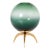 Italian Murano Accent Light - Green Ombre For Sale