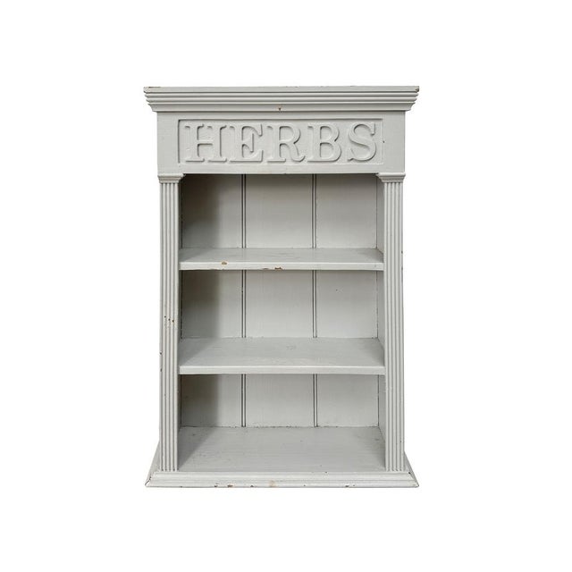 Vintage Herb Spice Rack in Wood For Sale - Image 3 of 12