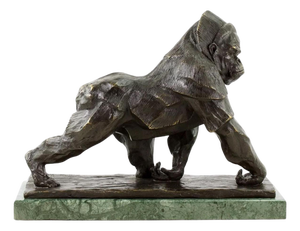 Gorilla Sculpture in the style of Rembrandt Bugatti