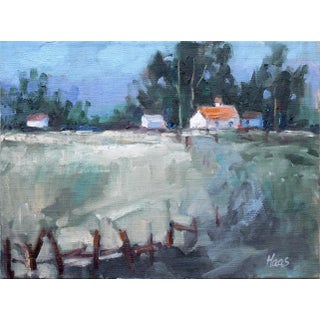 Quiet Places & Journeys — Mendocino Farm (Original Oil Landscape) For Sale