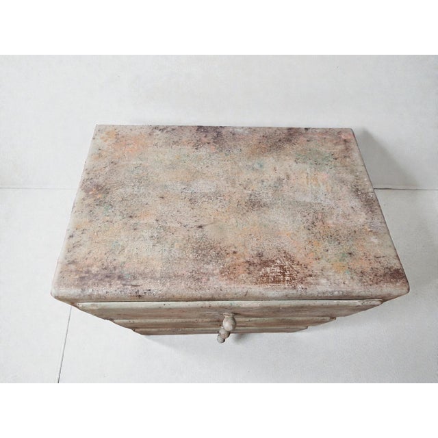 1970s Small Patinated Chest of Drawers, 1970s For Sale - Image 5 of 11
