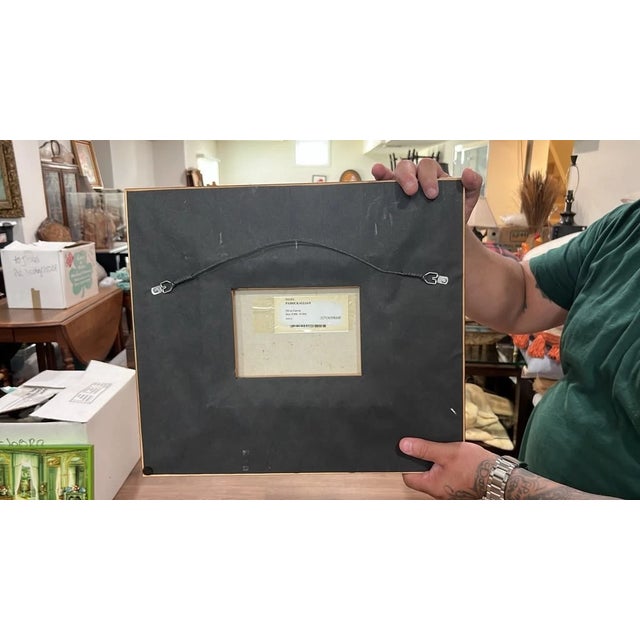 Art Deco Framed Oil Painting by Patrick Allain For Sale - Image 3 of 5