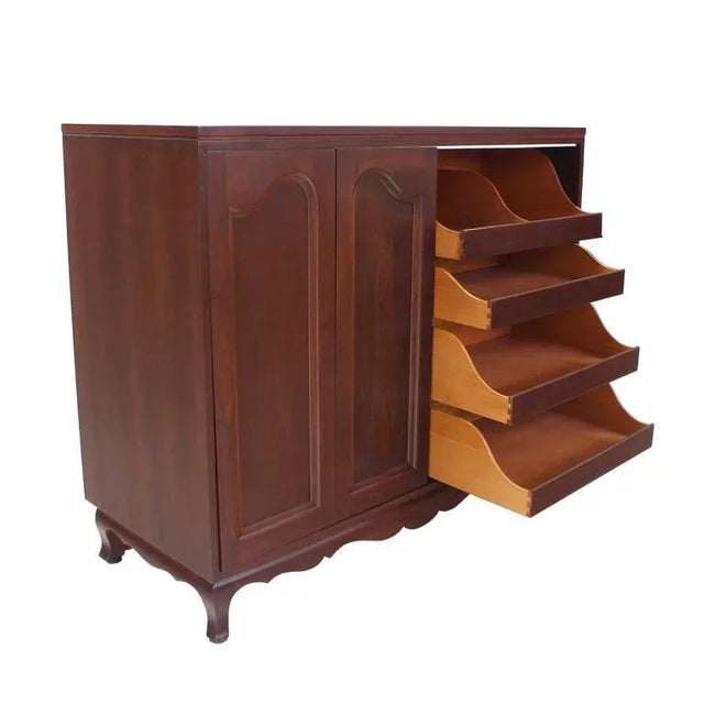 Mid Century Modern Widdicomb Sliding Door Chest of Drawers For Sale - Image 10 of 11