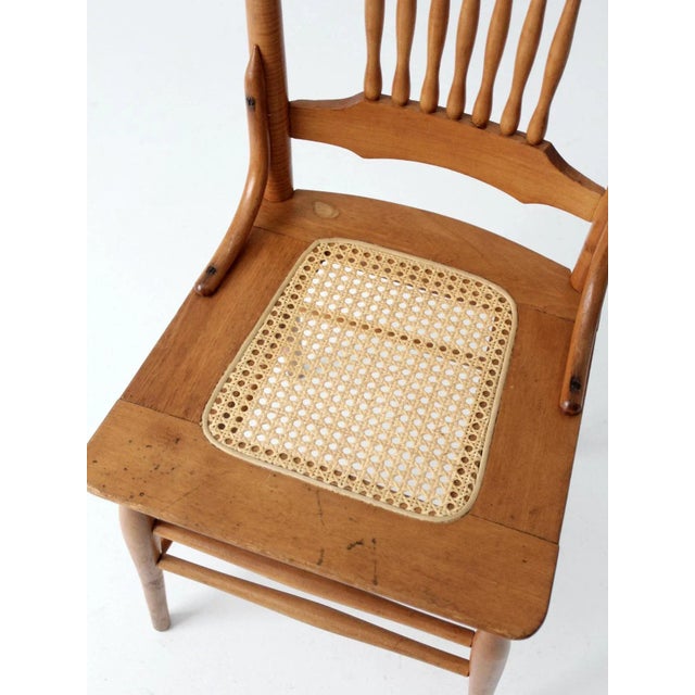 Antique Pressed Back Chair For Sale - Image 6 of 12