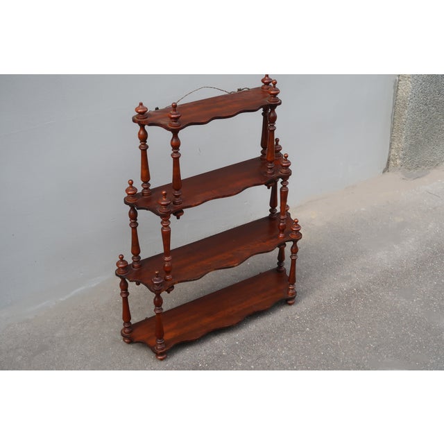 French French Antique First Half XXth Century Wall Shelf in Solid Wood. For Sale - Image 3 of 10