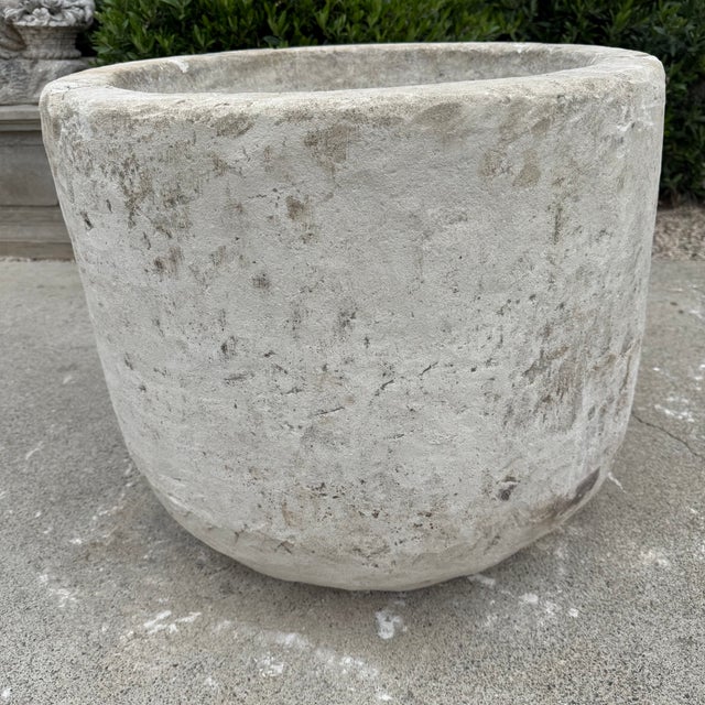 Early 20th Century Antique Limestone Trough 5926a For Sale - Image 5 of 8