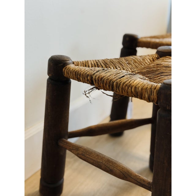 Mid 20th Century Pair of Two Charles Didouyt Stools For Sale - Image 5 of 5