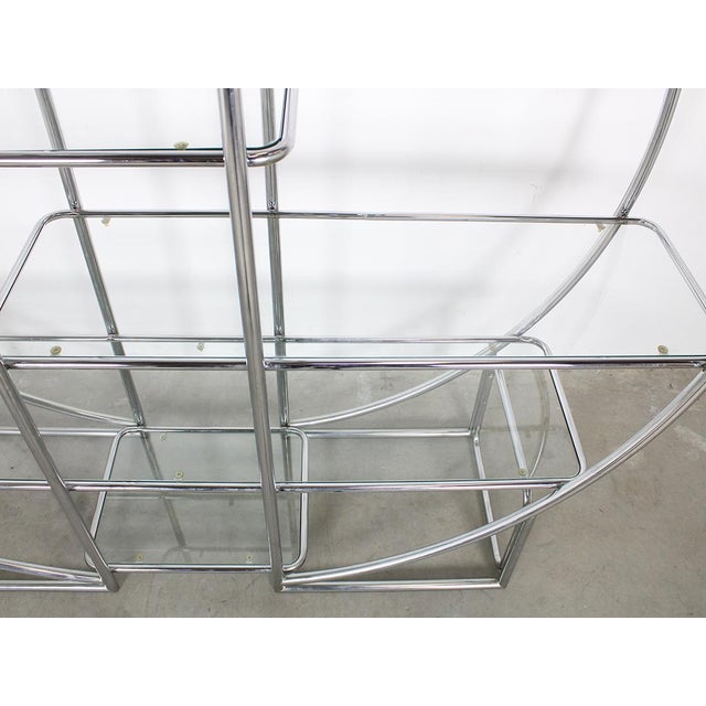 Round Chrome Display Cabinet, 1960s For Sale - Image 11 of 12