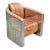 Aviator Club Chair in Brown Distressed leather For Sale