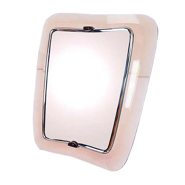 Rose Table Mirror by Max Ingrand for Fontana Arte, 1960s For Sale