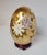 Large Chinoiserie Gold Leaf Porcelain Egg With Birds & Chrysanthemums For Sale In Raleigh - Image 6 of 9
